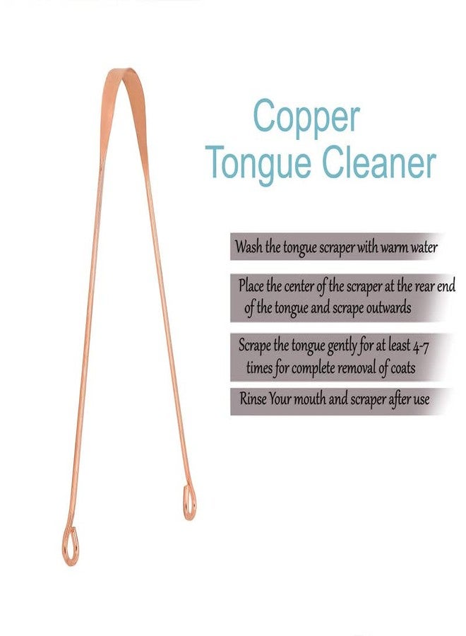 Red Champion Pure Copper Tongue Cleaner for Bad Breath & Oral Hygiene | Flexible Handle & Comfortable Grip | Metal Tongue Scraper for Daily Mouth Cleaning, Detox & Fresh Breath - Image 5